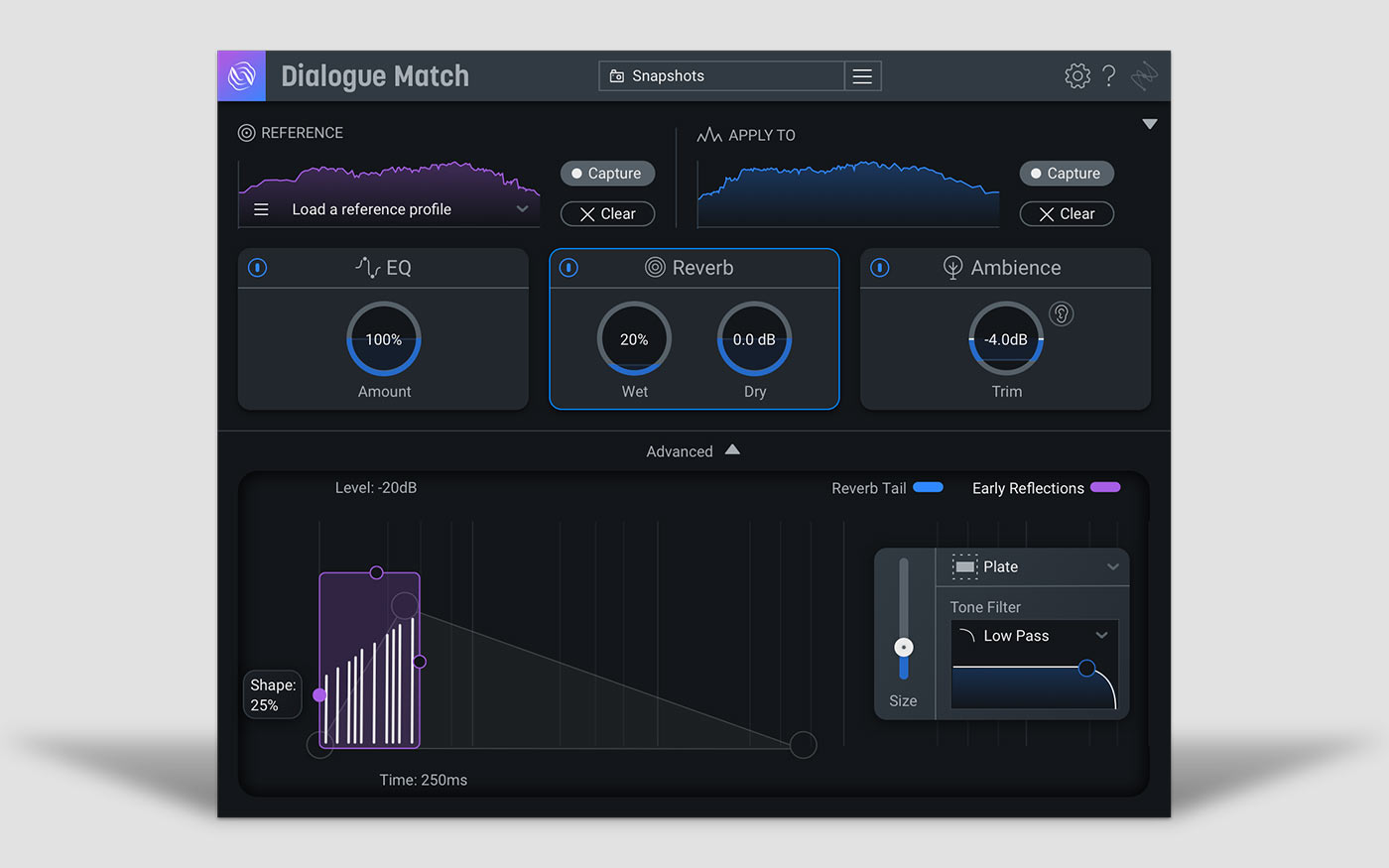 Audio Intervisual Design | Featured Product - iZotope Dialogue Match